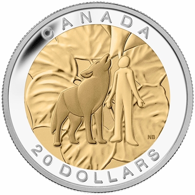 2014 Canada $20 The Seven Sacred Teachings: Humility Fine Silver (No Tax)