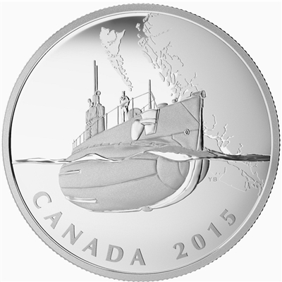 2015 $20 Canadian Home Front - First Submarines During WWI (No Tax)