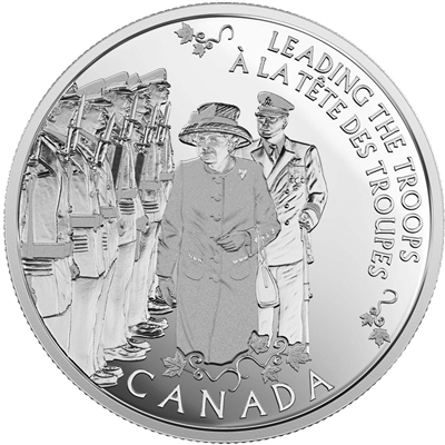 2015 Canada $5 Yesteryear's Princess - Today's Monarch Silver (No Tax)