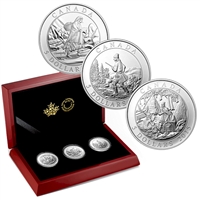 2015 Canada $5 Cornelius Krieghoff 200th Anniversary 3-coin Set (No Tax)