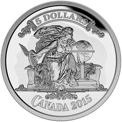 2015 $5 Canadian Bank Notes - Vignette Fine Silver (No Tax)