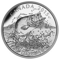 2015 Canada $20 North American Sportfish: Largemouth Bass (No Tax)