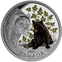 2015 Canada $20 Baby Animals - Black Bear Fine Silver (No Tax)