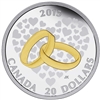 2015 Canada $20 Wedding Fine Silver Coin (TAX Exempt) 143936