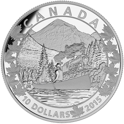 2015 $10 Canoe Across Canada - Magnificent Mountains (TAX Exempt)