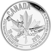 2015 Canada $10 FIFA Women's World Cup - The Goalie (No Tax)