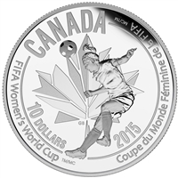 2015 Canada $10 FIFA Women's World Cup - Heading The Ball (No Tax)