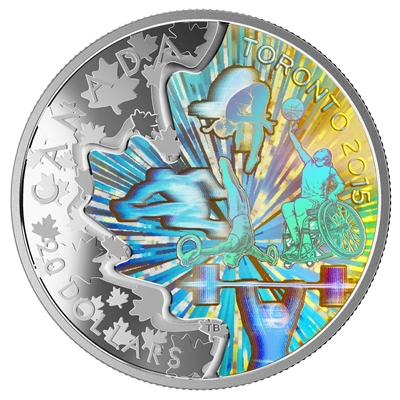 2015 Canada $20 Pan AM/ParaPan AM Games - Spirit of Sports (No Tax)