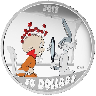 RDC 2015 Canada $30 Looney Tunes Classic 2oz Rabbit of Seville (No Tax) Impaired