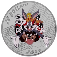 2015 Canada $20 Looney Tunes Classic Scenes Merrie Melodies (No Tax)