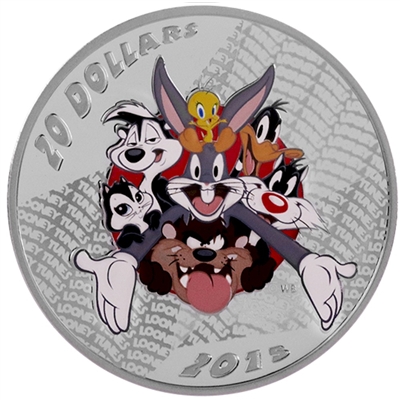 RDC 2015 Canada $20 Looney Tunes Classic Scenes Merrie Melodies (No Tax) Writing
