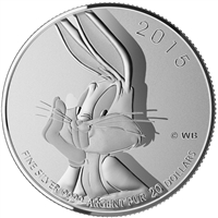 2015 Canada $20 for $20 #16 Bugs Bunny Looney Tunes (Tax Exempt)