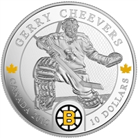 2015 Canada $10 Goalies: Gerry Cheevers Fine Silver (No Tax)