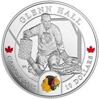 2015 Canada $10 Goalies - Glenn Hall Fine Silver Coin (TAX Exempt)