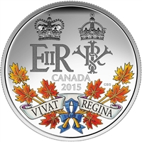2015 Canada $20 A Historic Reign Fine Silver (No Tax)