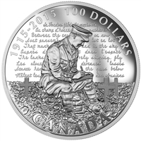 2015 Canada $100 100th Anniversary of In Flanders Fields (No Tax)