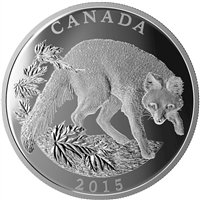 2015 Canada $125 Conservation Series - The Grey Fox Silver (No Tax)