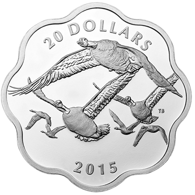 2015 $20 Canada Goose - Master of the Sky Fine Silver (No Tax)