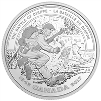 2017 Canada $20 WWII Battlefront - The Battle Of Dieppe (No Tax)