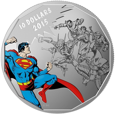 2015 Canada $10 DC Comics Originals - Gauntlet Fine Silver (No Tax)