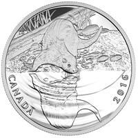 2016 Canada $10 Reflections of Wildlife - Otter Fine Silver (No Tax)