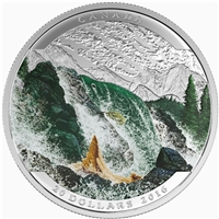 2016 Canada $20 Landscape Illusion - Salmon Fine Silver (No Tax)