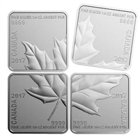 RDC 2017 Canada $3 Maple Leaf Quartet 1oz. Fine Silver (No Tax) impaired