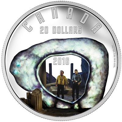 RDC 2016 Canada $20 Star Trek - City on the Edge of Forever (No Tax) Damaged Sleeve