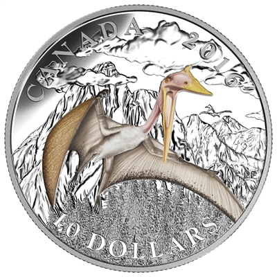 2016 Canada $10 Day of the Dinosaurs - Terror of the Sky (No Tax)