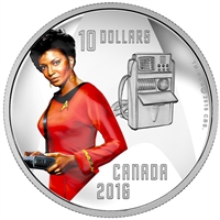 2016 Canada $10 Star Trek - Uhura Fine Silver (No Tax)