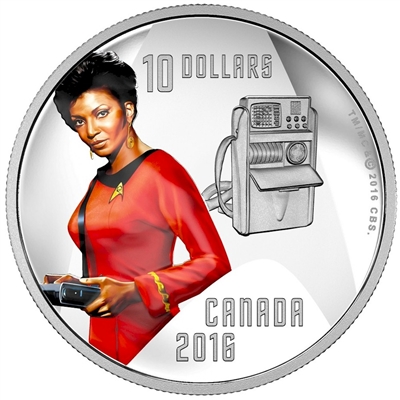 2016 Canada $10 Star Trek - Uhura Fine Silver (No Tax)