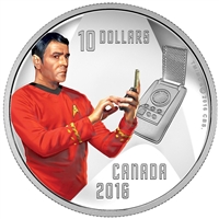 2016 Canada $10 Star Trek - Scotty Fine Siver Coin (No Tax)
