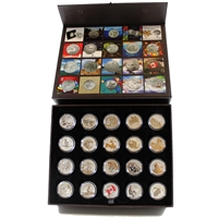 2011-2015 Canada $20 for $20 & $25 for $25 20-coin Set, Deluxe Case & Folders (No Tax)