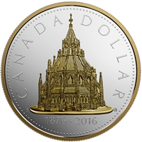 2016 Canada $1 Library of Parliament Renewed Silver Dollar (No Tax)