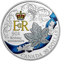 2016 Canada $20 HRH Queen Elizabeth II's 90th Birthday (TAX Exempt)