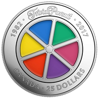 2017 Canada $25 35th Anniversary of Trivial Pursuit Silver (No Tax)