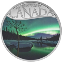 2017 $10 Celebrating Canada's 150th - Aurora Borealis at McIntyre Creek (No Tax)