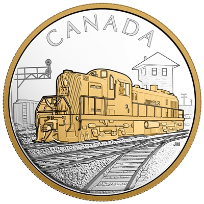 2017 $20 Locomotives Across Canada - RS 20 Fine Silver (No Tax)