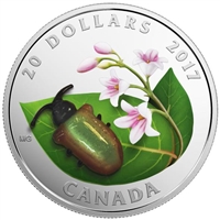 2017 Canada $20 Little Creatures - Dogbane Beetle Fine Silver