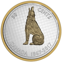 RDC 2017 Canada 50-cent Big Coin - Alex Colville Design 5oz. Fine Silver (No Tax) Impaired