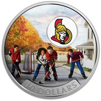 2017 Canada $10 Passion to Play - Ottawa Senators Fine Silver (No Tax)