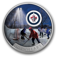 2017 Canada $10 Passion to Play - Winnipeg Jets Fine Silver (No Tax)