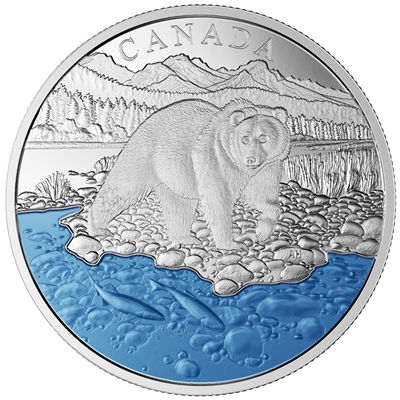 2017 $20 Iconic Canada - The Grizzly Bear Fine Silver (No Tax)