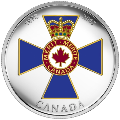 2017 $20 Canadian Honours - 45th Anniversary of the Order of Military Merit (No Tax)