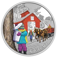 2017 $10 Iconic Canada - The Sugar Shack Fine Silver (No Tax)