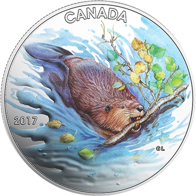 2017 $10 Iconic Canada - The Beaver Fine Silver (No Tax)