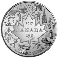 2017 Canada $3 Heart of our Nation Fine Silver (No Tax)