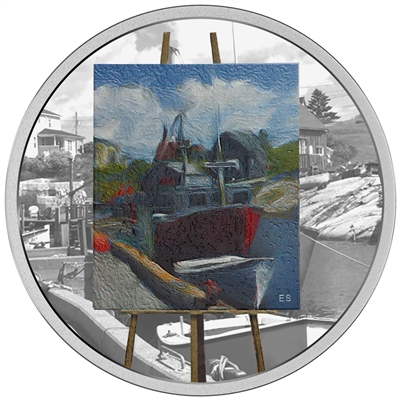 RDC 2017 Canada $20 En Plein Air - Maritime Memories Silver (No Tax) Dented Sleeve