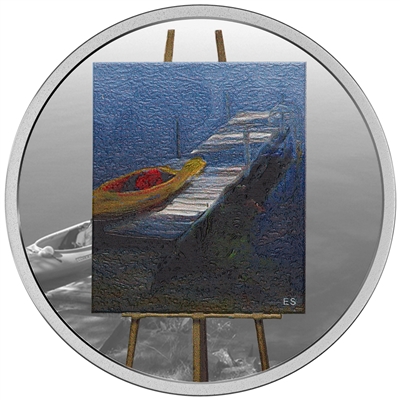 2017 Canada $20 En Plein Air - A Paddle Awaits Fine Silver (No Tax)