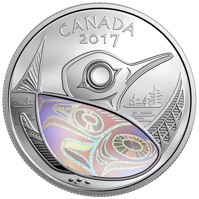 RDC 2017 Canada $20 Protecting Our Future Fine Silver Hologram (No Tax) spot